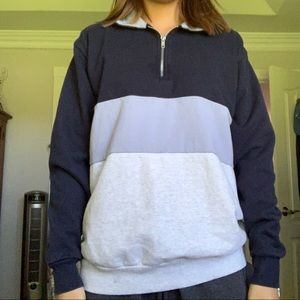 Brandy quarter zip